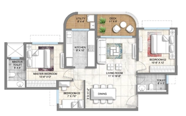 Godrej Majesty ground floor plan